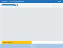 Tablet Screenshot of maskinsikkerhed.dk